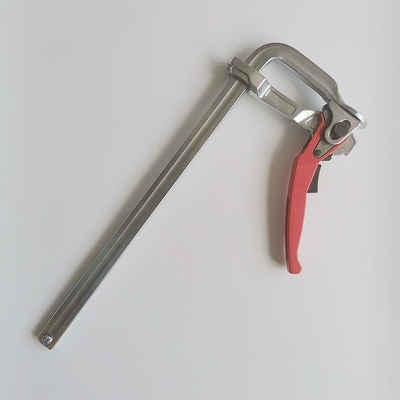 Carbon Steel Red Power Painting Drop Forged Steel Swivel Pad Lever Bar Quick Ratchet F Clamps 120mm x 300mm