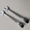 Premium Cr-V Steel Ratchet Socket Wrench Dull-Head Wrench Spanner 19x22-22mm Chrome Vanadium Steel Repairing Maintenance