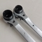 Premium Cr-V Steel Ratchet Socket Wrench Dull-Head Wrench Spanner 19x22-22mm Chrome Vanadium Steel Repairing Maintenance