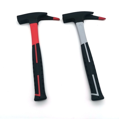Nailing Tools Roofer Hammer Checkered Face Black Hammer Head 600g Single Claw Fiberglass Roofing Hammers