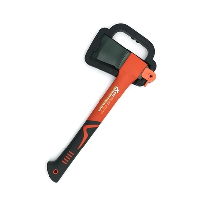 Forged Wedge Type Axe 800g Dual Component Grip Handle Steel Hatchet Axe 38cm Long with Hanger