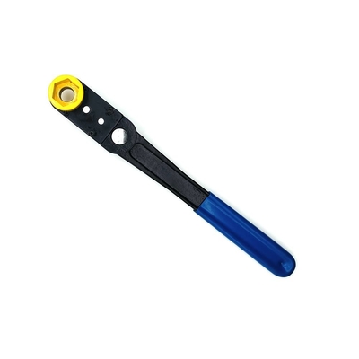 Waterworks Ratchet Wrenches Adjustable Pivot Blue Handle Double Hex Socket 1-1/4&quot; x 1-1/16&quot; for Lineman Power Line Tools