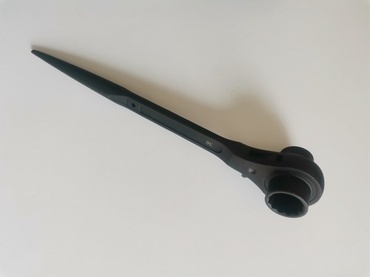 Black Color Construction Spud Ratchets 32 x 36mm 450mm Podger Handle Ratchet Wrench for Scaffolding Tools