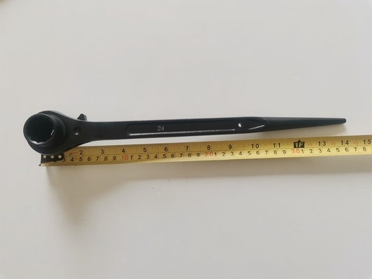 Hot Sale Construction Spud Ratchets 22 x 24mm 360mm Scaffolding Podger Ratchet Wrench for Rigging Hand Tools
