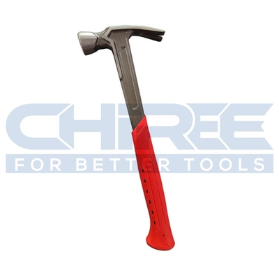 High Quality Framing Hammer TPE Shockshield Handle 20oz Straight Claw Solid Steel Rip Claw Hammer