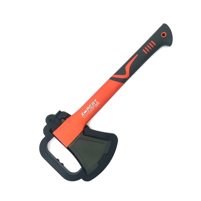 Fiskar Type 800g Wedge Axe Fiberglass Handle Hollow Grip Forged Steel Hatchet Axe 38cm Long