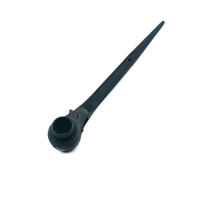 Ratcheting Construction Wrench 19 x 24mm Forged Podger Handle Ratchet Wrench 315mm Long Black Color