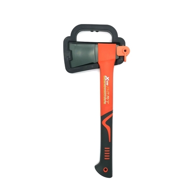 Chop Head Steel Axe Freescape Hatchet 15.4" Long 800g Wedge Head with Hollow Grip for Camping