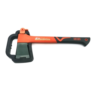 Chop Head Steel Axe Freescape Hatchet 15.4" Long 800g Wedge Head with Hollow Grip for Camping
