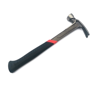 20oz Straight Claw Hammer with Magnetic Nail Starter, One-piece Steel Design Framing Hammer with Large Striking Face