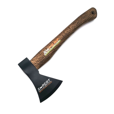 German Style Hatchet Sharp Edge Forged Steel Carving Axe 600g Head with Wood Handle for Camping