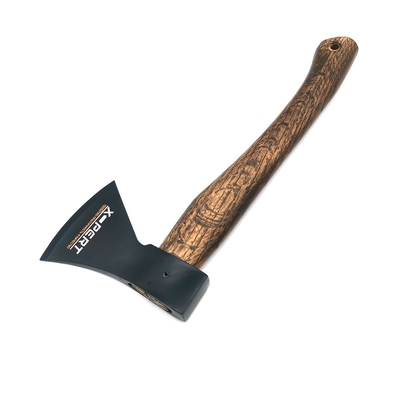 German Style Hatchet Sharp Edge Forged Steel Carving Axe 600g Head with Wood Handle for Camping