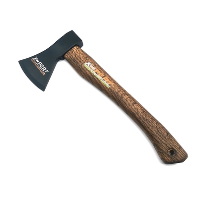 German Style Hatchet Sharp Edge Forged Steel Carving Axe 600g Head with Wood Handle for Camping