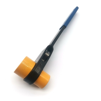 Dual Sized Square Socket Distribution Lineman's Ratcheting Wrench with Soft Grip Handle