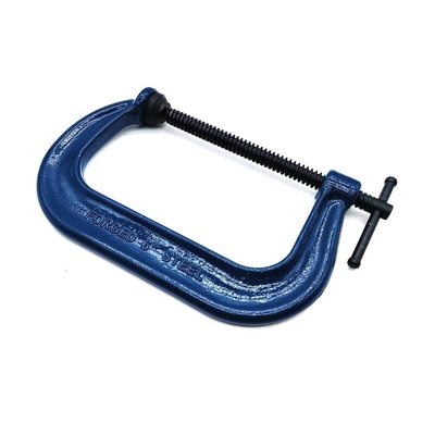 Heavy Duty Drop Forged Engineers Steel Clamp Powder Painting 4inch G-type Clamps for Fabrication Welding