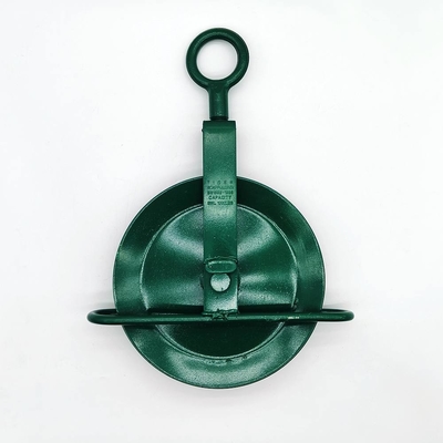 SGS Tested Scaffolding Materials Lifting Tools Gin Wheel 10in Hoisting Wheel All Steel Rope Pulley