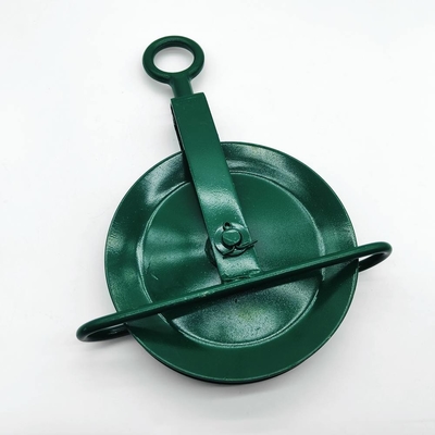 SGS Tested Scaffolding Materials Lifting Tools Gin Wheel 10in Hoisting Wheel All Steel Rope Pulley