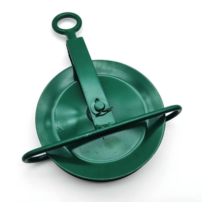 SGS Tested Scaffolding Materials Lifting Tools Gin Wheel 10in Hoisting Wheel All Steel Rope Pulley