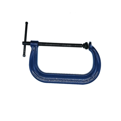Wholly Forged Steel C-type Clamp, 6 inch G Clamps with Powder Painting Finishing for Welding Fabrication