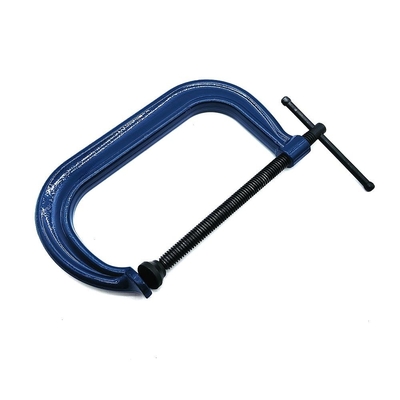 Wholly Forged Steel C-type Clamp, 6 inch G Clamps with Powder Painting Finishing for Welding Fabrication