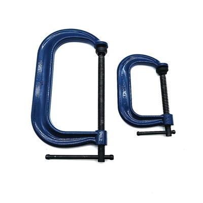 Wholly Forged Steel C-type Clamp, 6 inch G Clamps with Powder Painting Finishing for Welding Fabrication