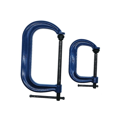 Wholly Forged Steel C-type Clamp, 6 inch G Clamps with Powder Painting Finishing for Welding Fabrication