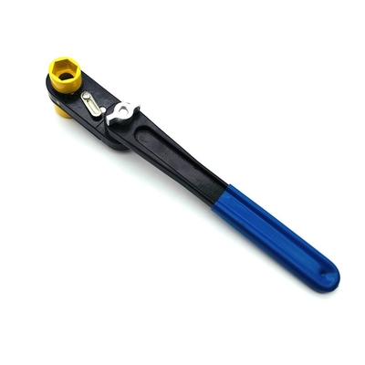 Waterworks Lineman Power Line 1-1/4In x 1-1/ 16In Double Socket Pivot Handle Ratchet Wrench Blue
