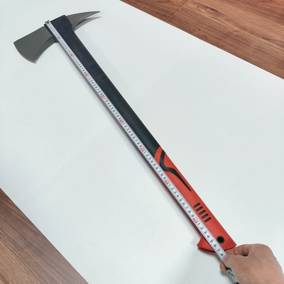 European Combo Hatchet With Log Pick Axe Fiberglass Handle Forged Head Spiked Firefighter Fireman Emergency Tools for Splitting
