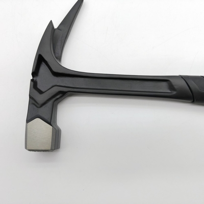 All Steel Roofing Hammer 600g Wholly Forged Single Claw Magnetic Nail Holder Side Nail Puller Fiberglass Rubber OEM for Roofers