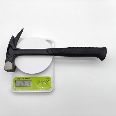 Wholly Forged 600g Picard Type Lath Hammer Shock-reduction Roofing Hammer With Magnet Milled Face Side Nail Pulling for Roofers