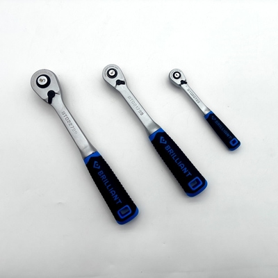 German Brilliant Tools 90 Teeth Reversible Ratchet Wrenches Quick Release 1000 Nm Ratchet Handle BT022799 for Professional Hand Tools