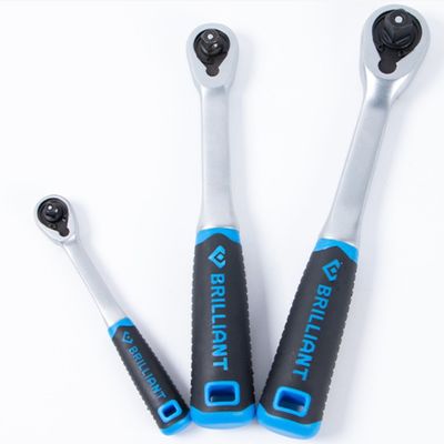 Wholesale Brilliant 1/2in 3/8in 1/4in Drive Ratchet Handle Wrench Quick Release 90 Teeth with Hanging Hole