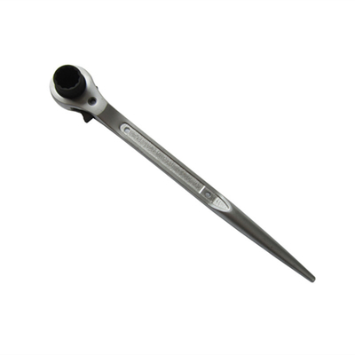 Scaffold Podger Ratchet Spanner 19mm 21mm Pearl Plated Finish