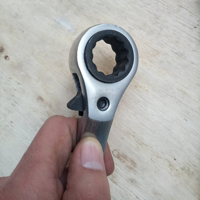 Cranked Taper End Reversible Bi-hex Two Sized Socket 21mm 24mm Scaffolding Ratchet Podger Wrench Spanner