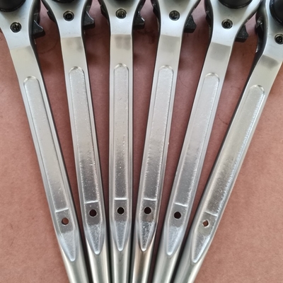 Carbon Steel Reversible Strong Scaffold Ratchet 19mm 21mm Double Sockets Podger Handle Ratchets for Scaffold Riggers