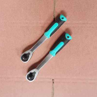 High Torque Soft Grip Ratchet Socket Wrench 1/2in Male Square Drive Quick Release Socket Ratchet Wrench