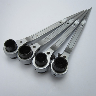 315mm Long Chrome Vanadium Steel Socket Scaffold Ratchet Forged Podger Handle Staging Ratchet 19mm 22mm