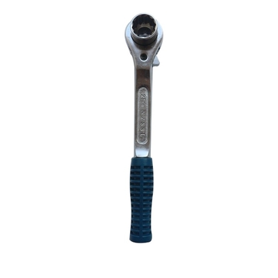 Soft Handle Metric Bi-hexagon 19mm 22mm Socket Scaffold Spanner Ratcheting Spanner Short Handle Podger