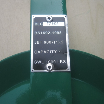 Powder Coating Hoisting Block BLC 1000kgs Scaffold Gin Wheel 10" Pulley for Scaffolding
