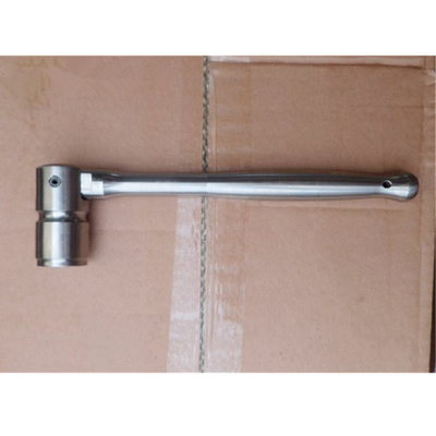 Light Weight Strong Flexible Socket Scaffolder Poker Spanner 21mm 7/16in Bi-hex Natural Finish