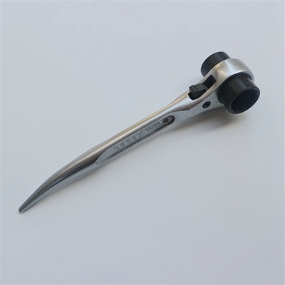 Industrial Tools Hardened Tampered Rat Tail Shaft Chrome Steel Bi-hexagon Socket 19 x 24mm Podger Ratchet Stubby