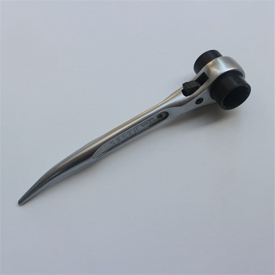 Industrial Tools Hardened Tampered Rat Tail Shaft Chrome Steel Bi-hexagon Socket 19 x 24mm Podger Ratchet Stubby