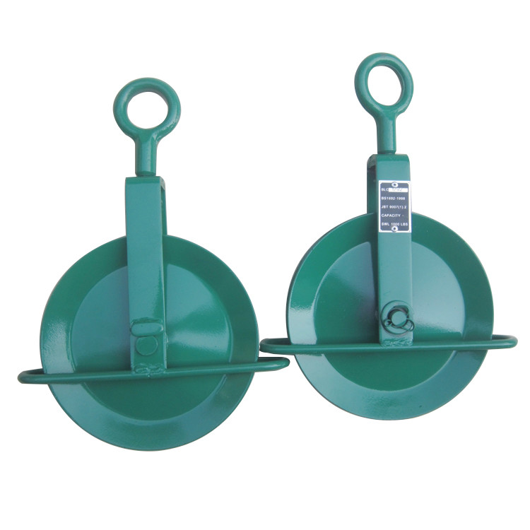 Powder Coating Hoisting Block BLC 1000kgs Scaffold Gin Wheel 10