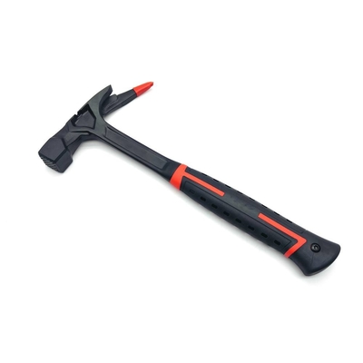 Roofers Tools Forged Steel Shaft Roofing Pick Hammer With Magnetic Nail Holder Side Nail Puller for Roof Restoration Hammer
